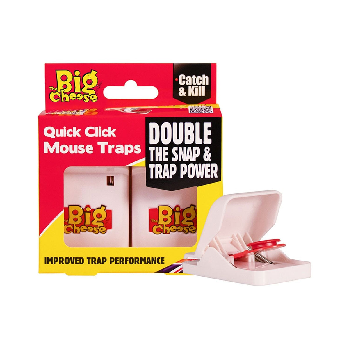 The Big Cheese Quick Click Mouse Trap Twinpack