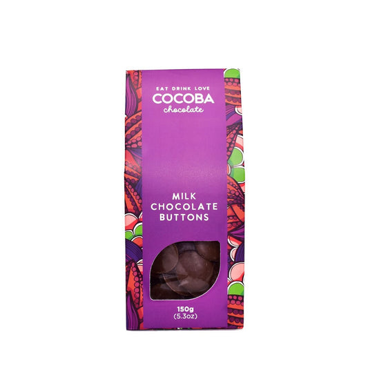 Cocoba Milk Chocolate Buttons 150g