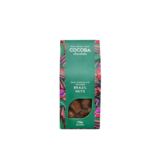 Cocoba Milk Chocolate Covered Brazil Nuts 175g