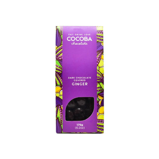Cocoba Dark Chocolate Covered Ginger 175g