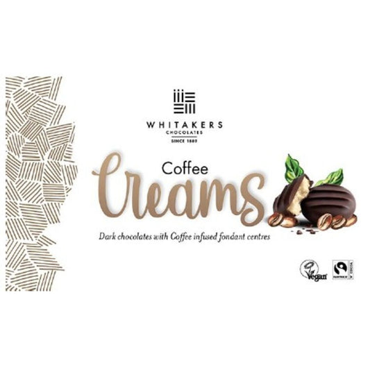 Whitakers Dark Chocolate Coffee Fondant Creams - 150g
