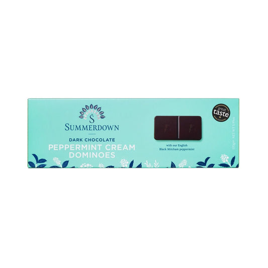 Summerdown Dark Chocolate Peppermint Cream Dominoes - 200g