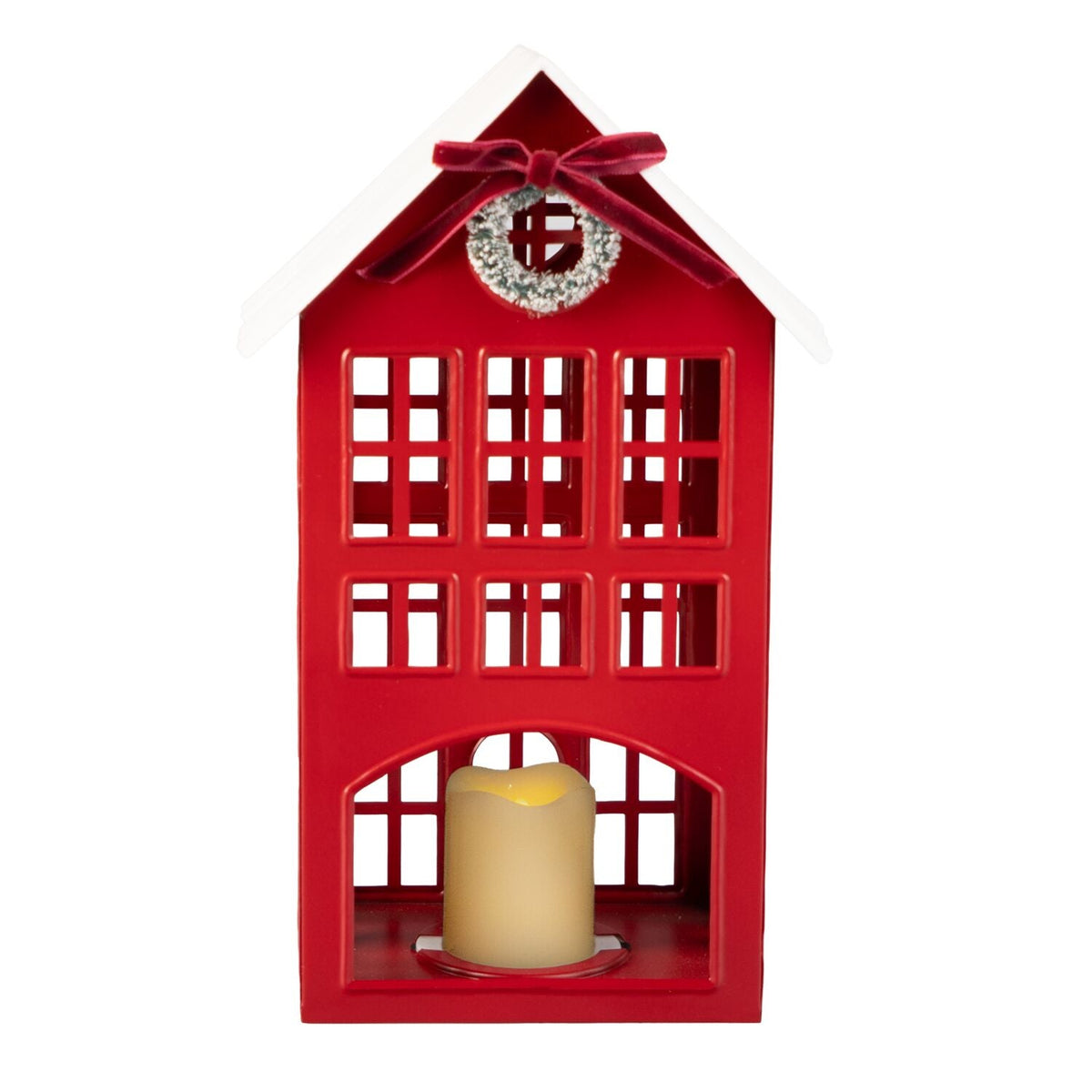 Lakeland Red Metal House Decoration