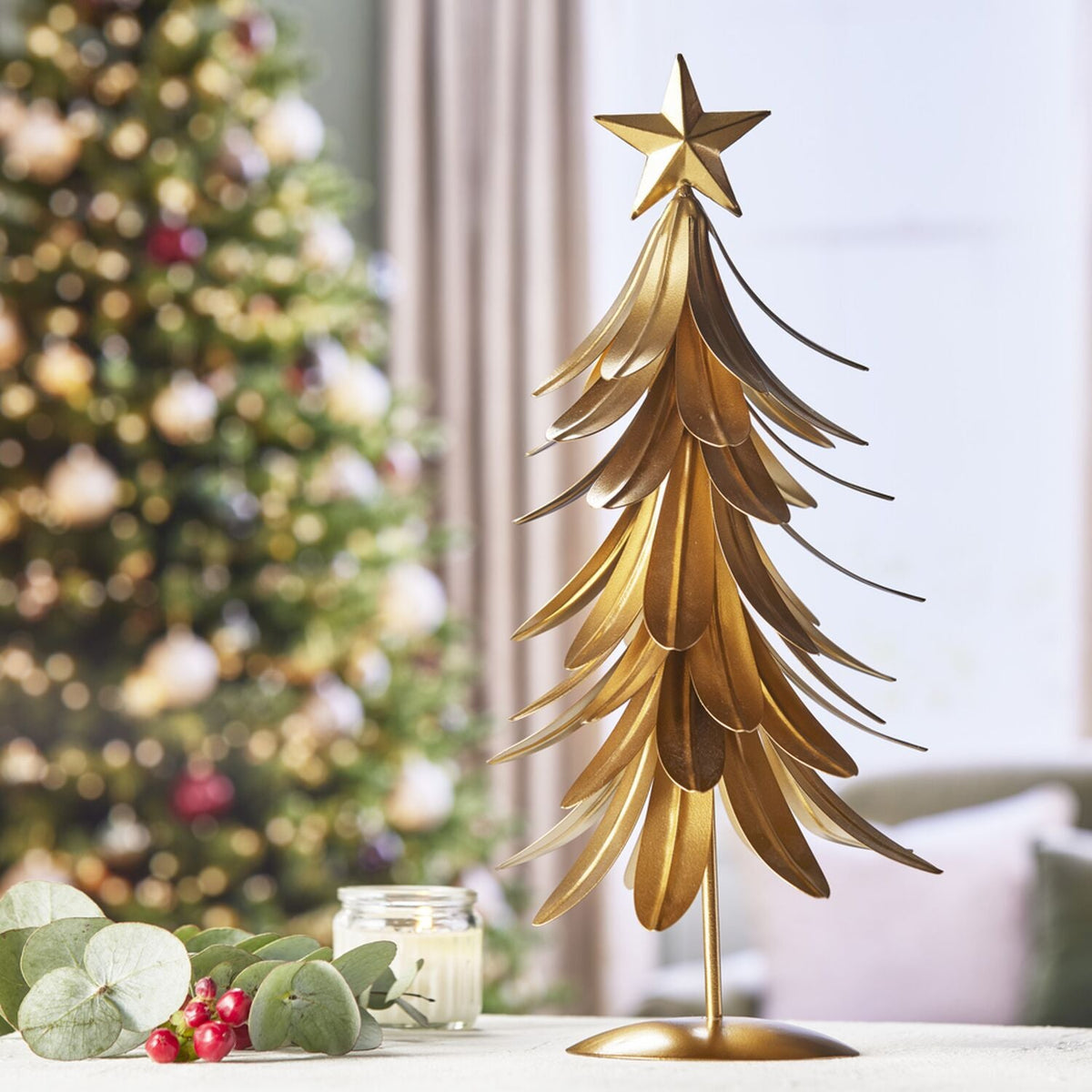 Lakeland Gold Metal Tree 35cm