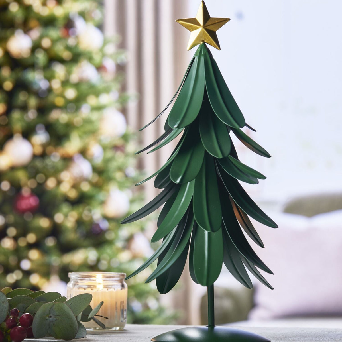 Lakeland Green Metal Tree 28cm