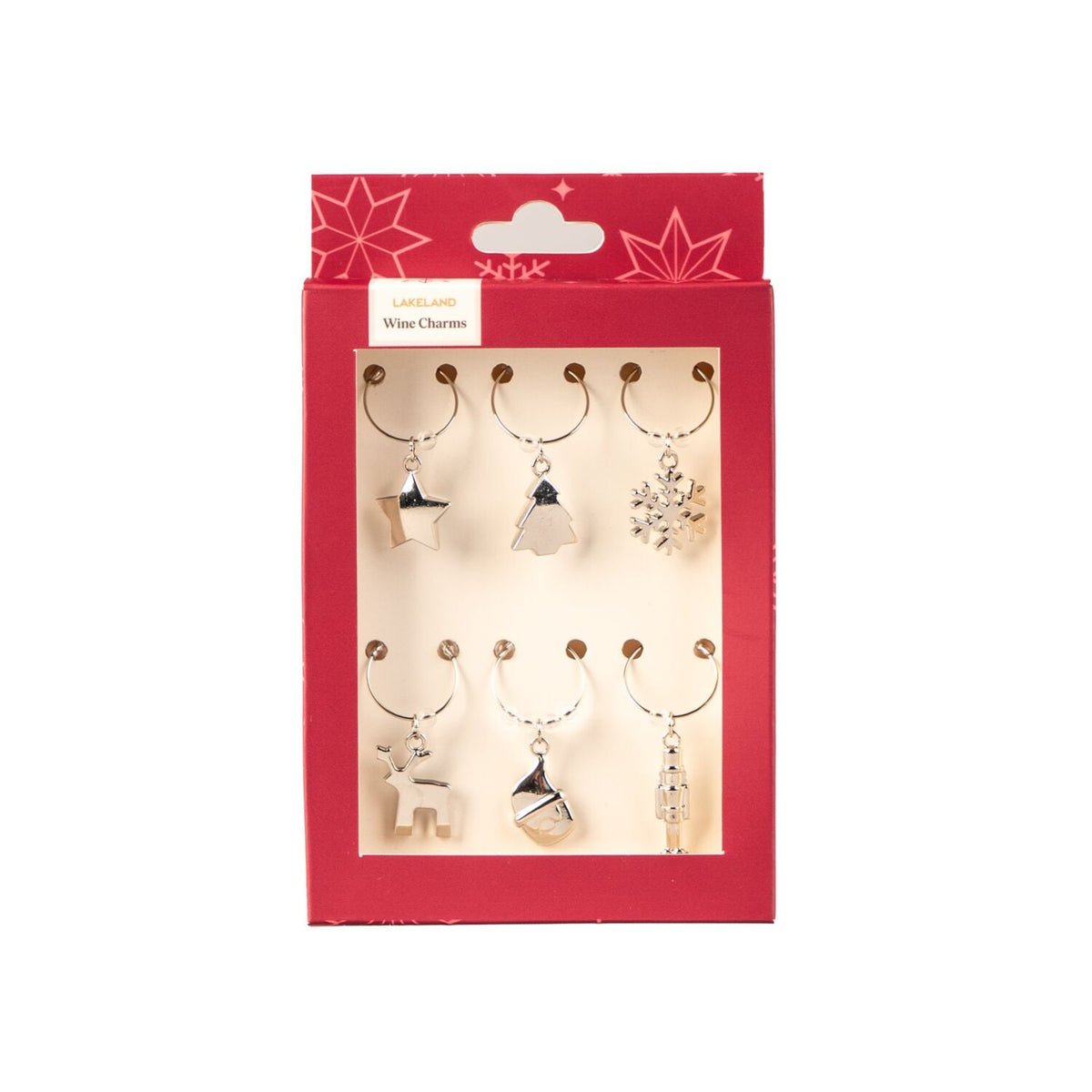 Snowflake Wine Glass Charms