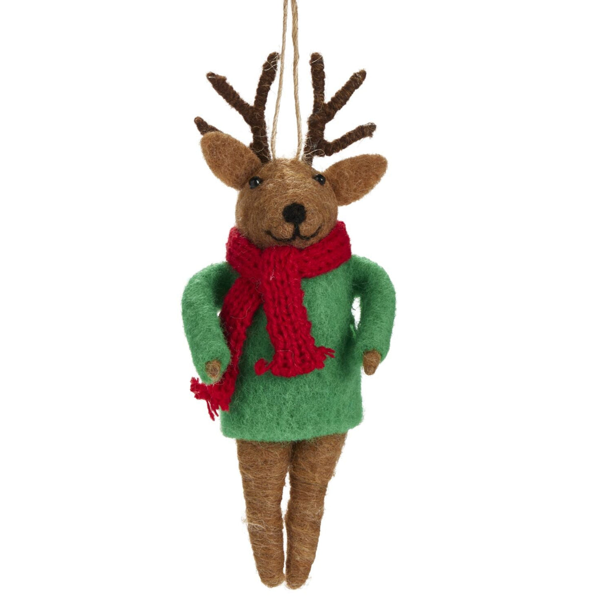 Lakeland Felt Animal Hanging Decorations - Set of 3