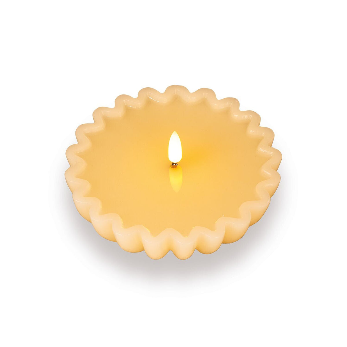 Lakeland Scalloped LED Candle Bowl Large
