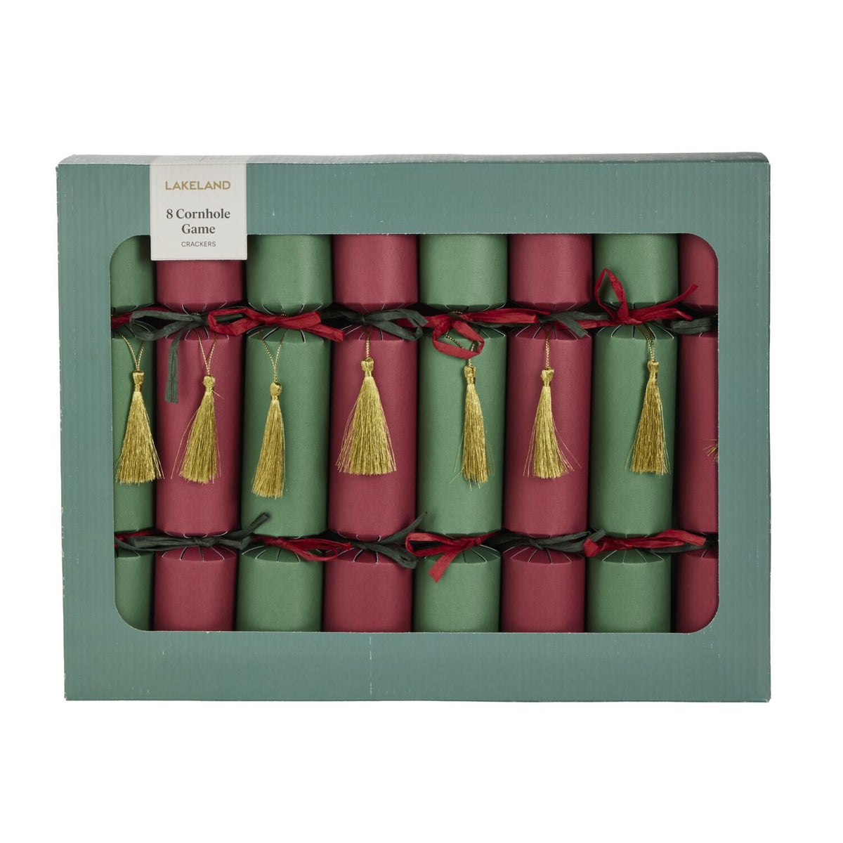 Lakeland Cornhole Christmas Crackers - Pack of 8
