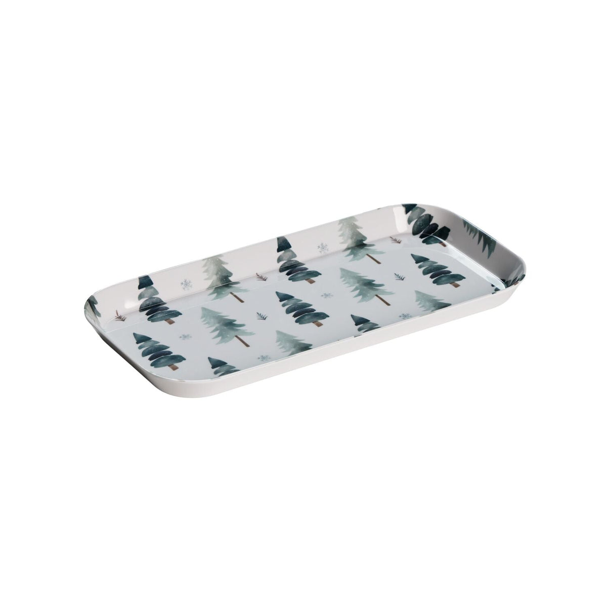Frosted Woodland Melamine Tray