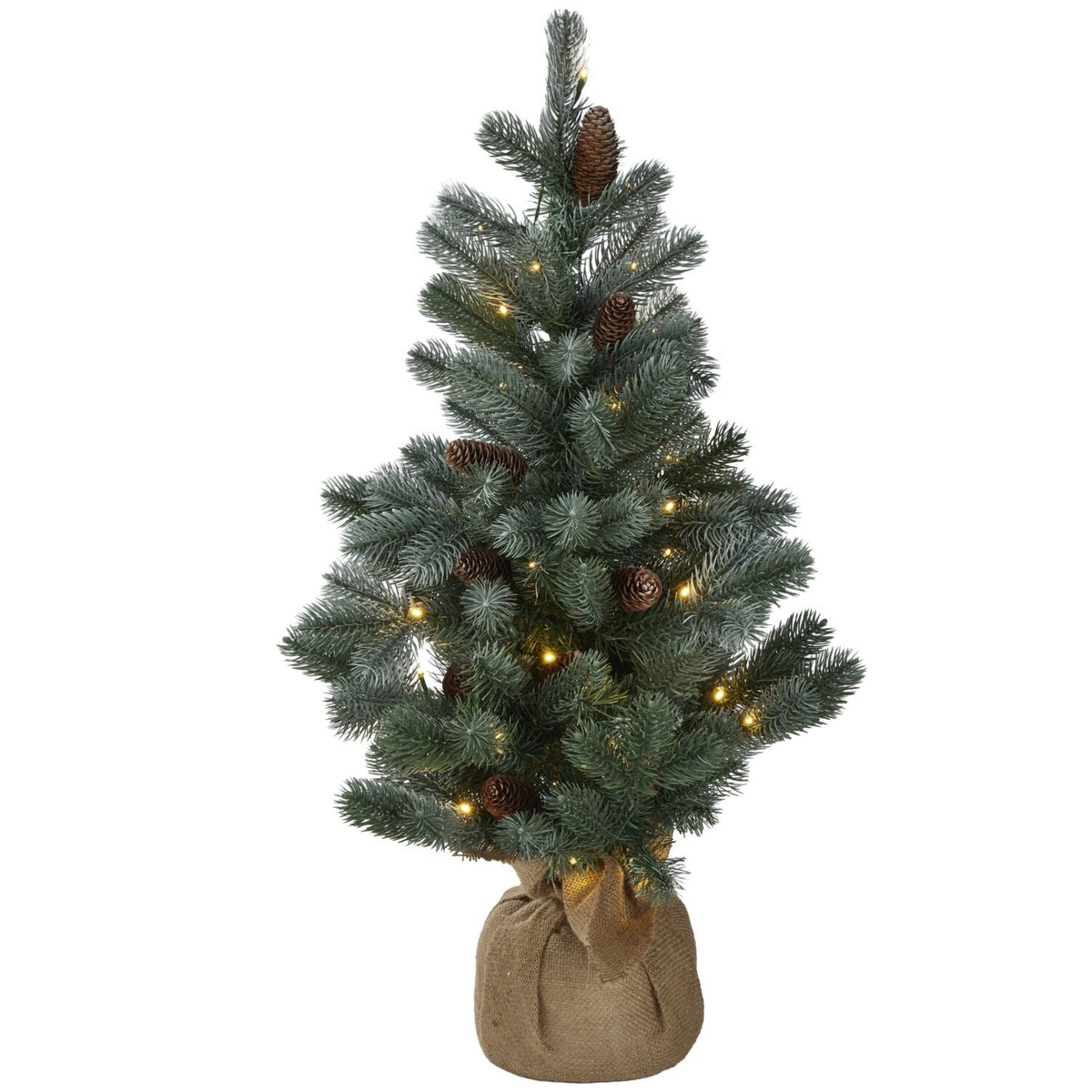 Lakeland Frosted Wisconsin Spruce Pre-Lit Christmas Tree 3ft