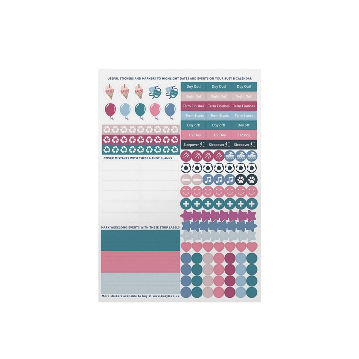 Busy B Family Calendar 2027
