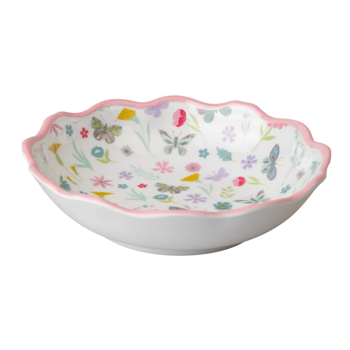 Butterfly Garden Melamine Bowls - Set of 4