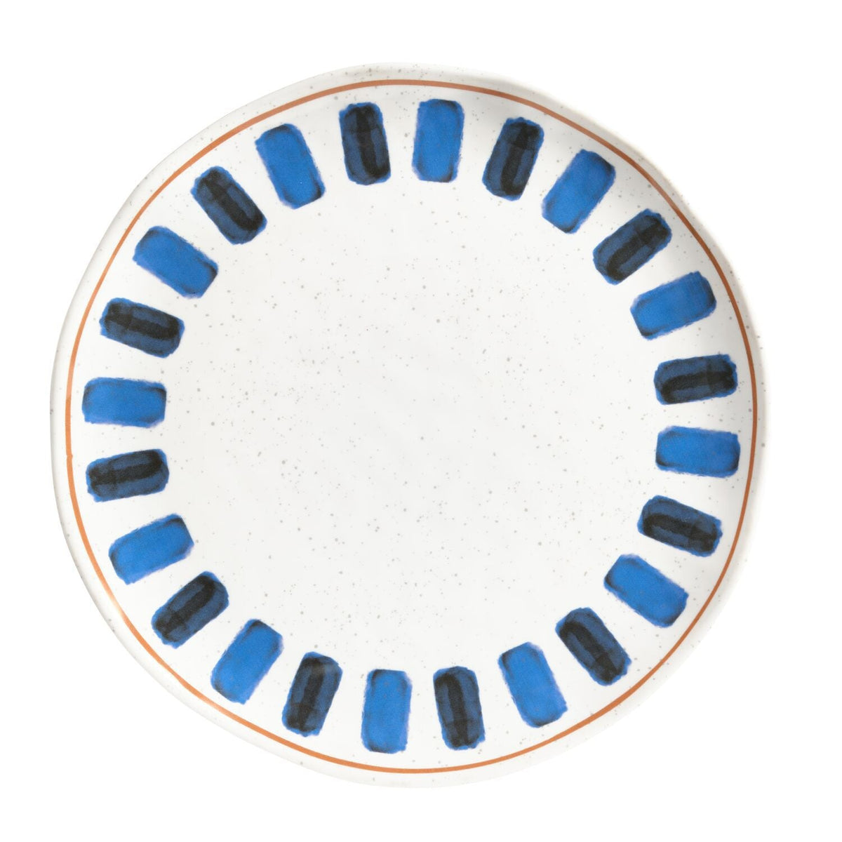 Blue Azure Melamine Dinner Plates - Set of 4