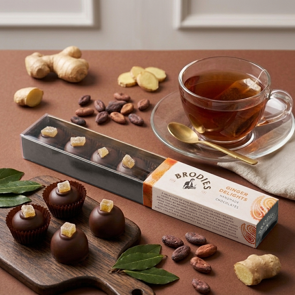 Brodies Ginger Delights Handmade Chocolates