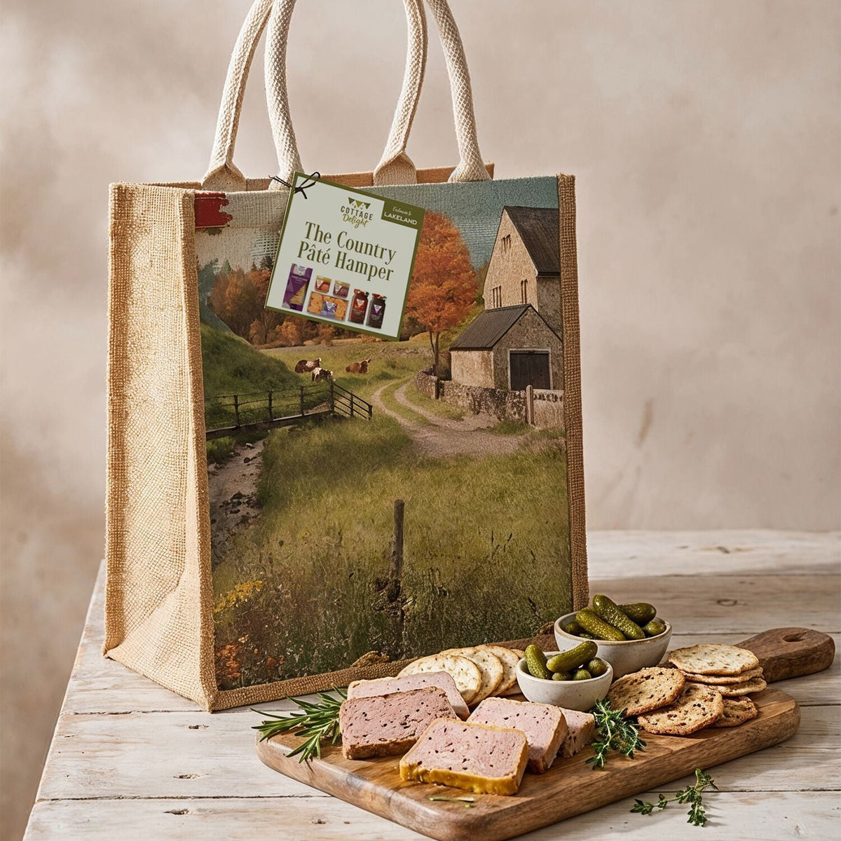 Cottage Delight Country Pate Hamper Tote