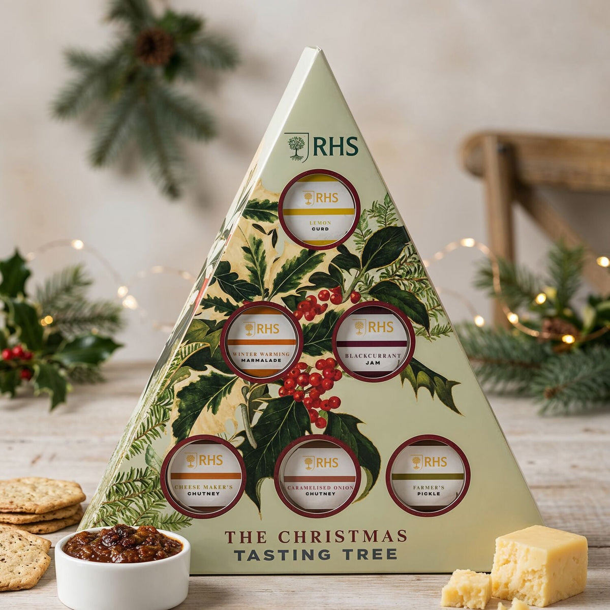 RHS Christmas Tasting Tree Gift Set – 6 Jars