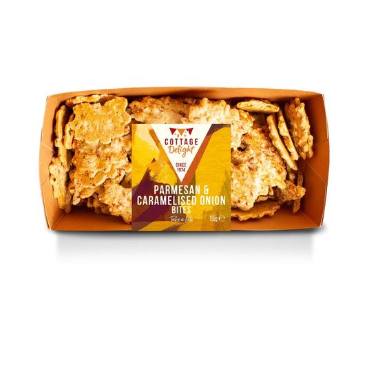 Cottage Delight Parmesan and Caramelised Onion Bites 150g
