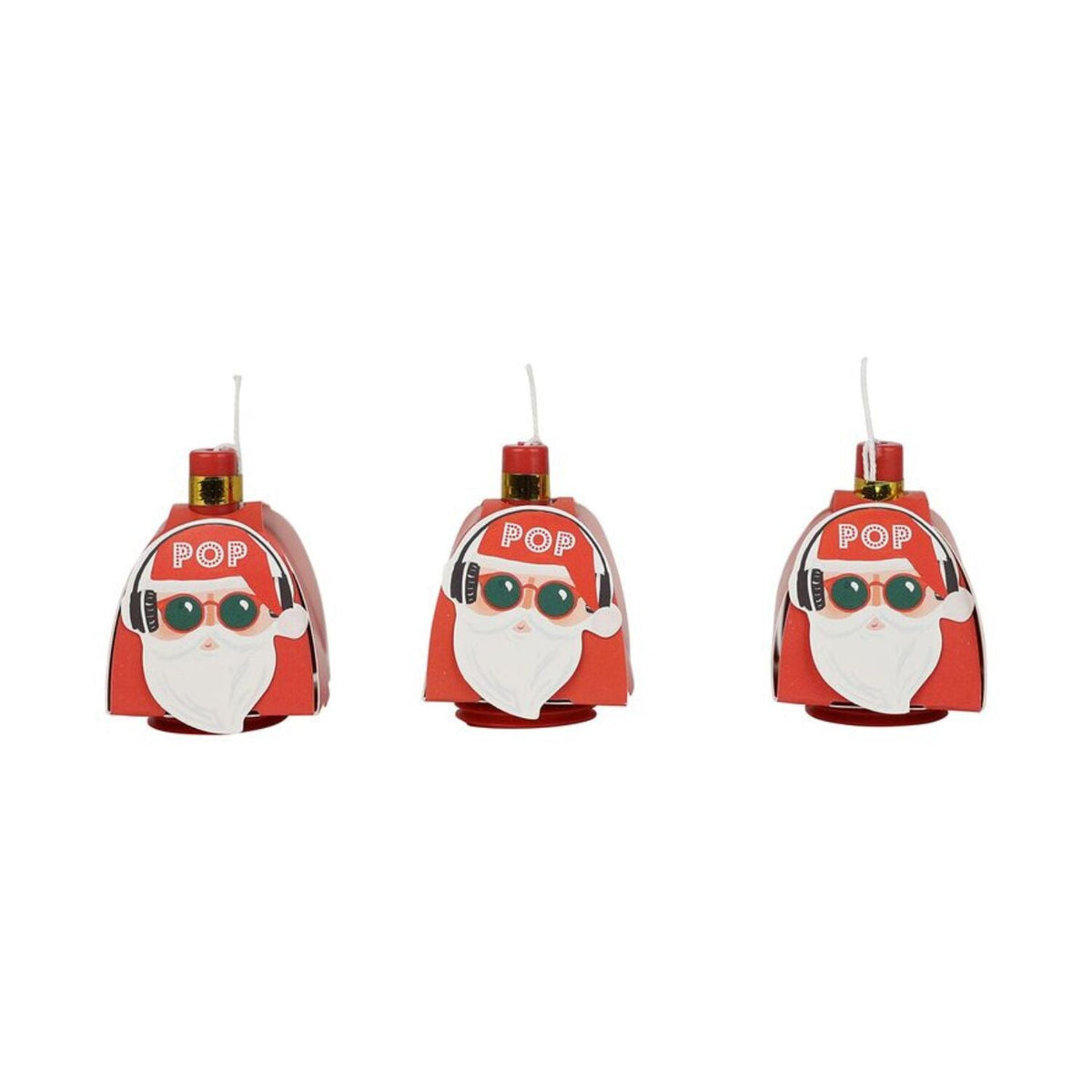 Talking Tables Fun Guy Santa Poppers - Pack of 12