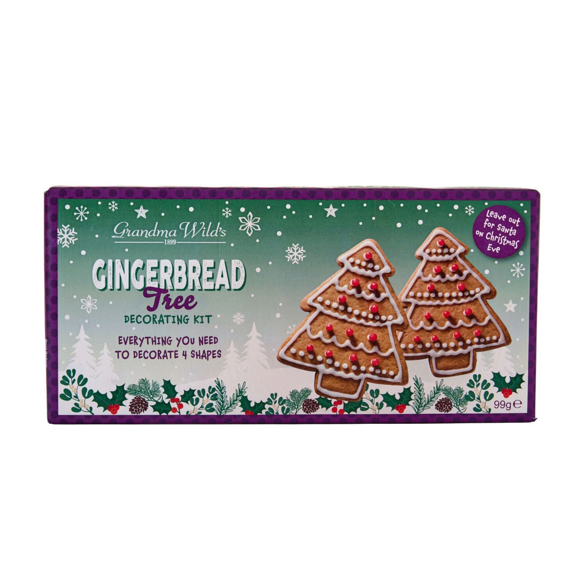 Grandma Wild's Gingerbread Tree Decorating Kit 99g