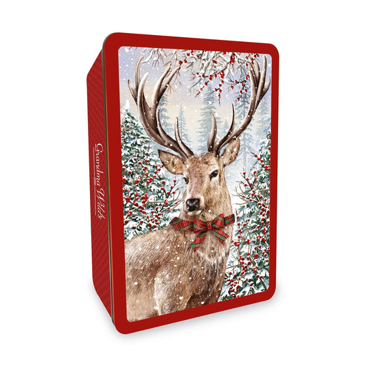 Grandma Wild's Highland Stag Biscuit Tin 300g