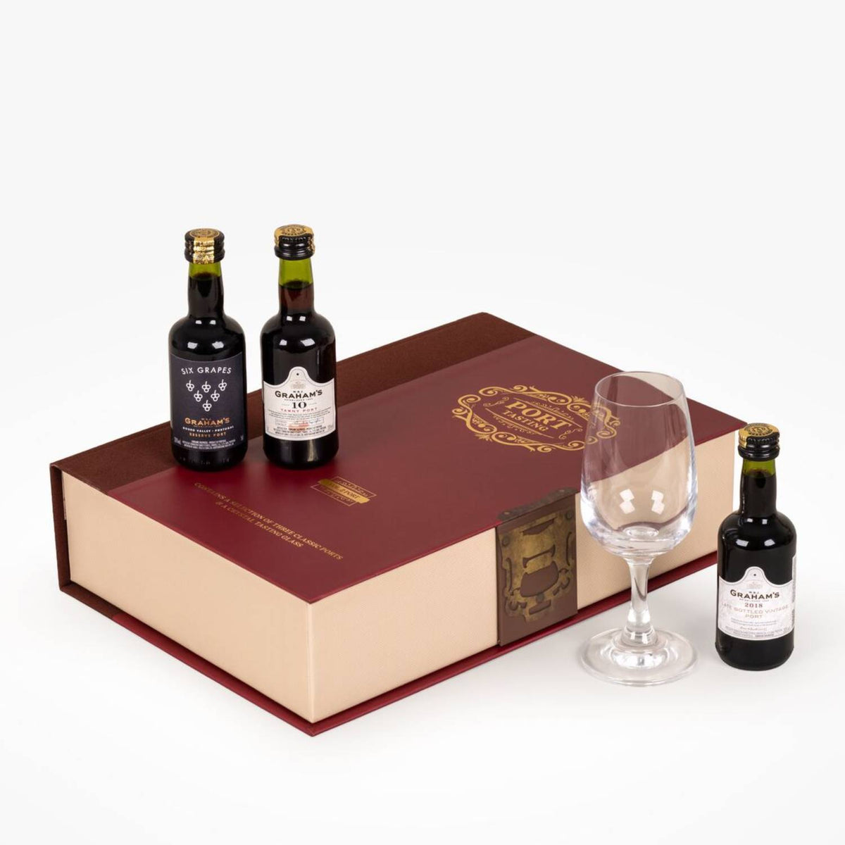 Grahams Port Tasting Book Gift Set – 3 x 5cl