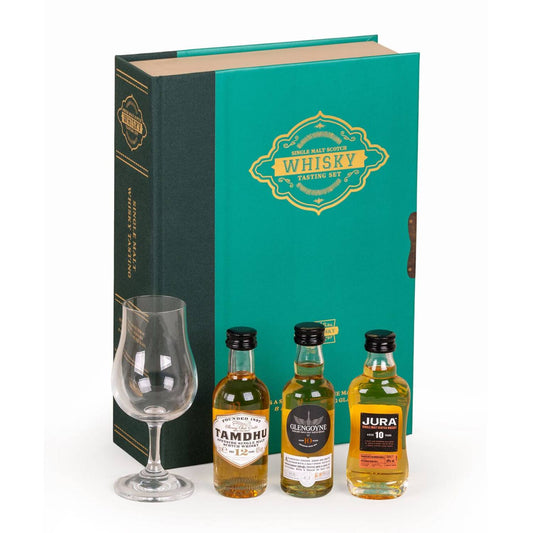 Single Malt Whisky Tasting Book Gift Set – 3 x 5cl