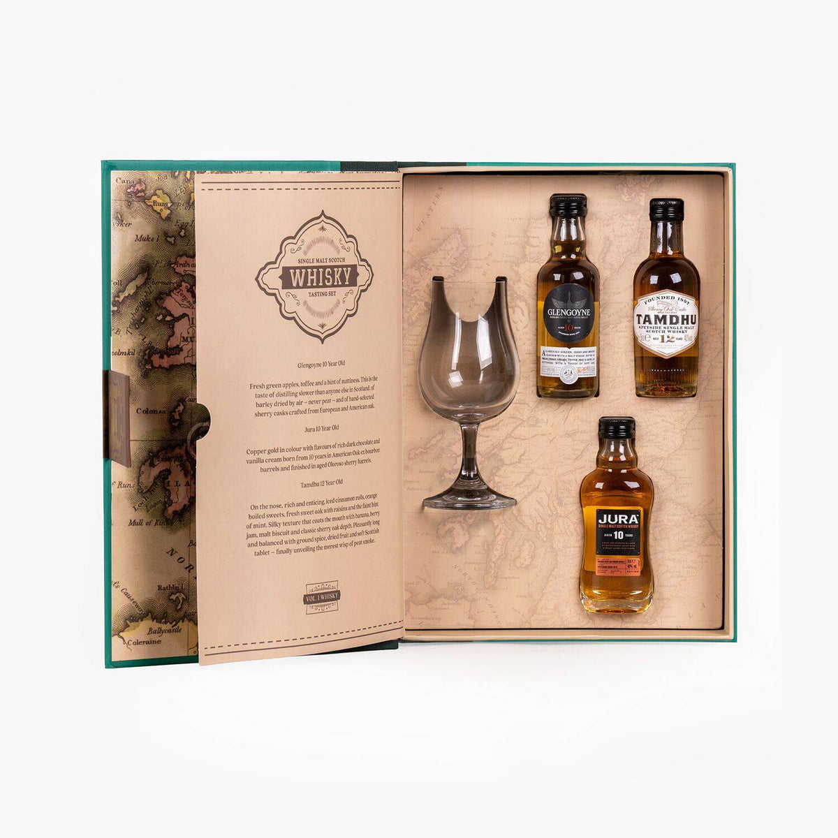 Single Malt Whisky Tasting Book Gift Set – 3 x 5cl