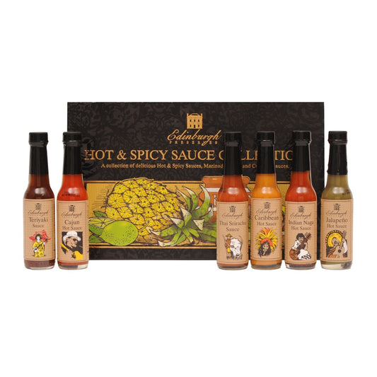 Edinburgh Preserves Hot and Spicy Sauces – Set of 6