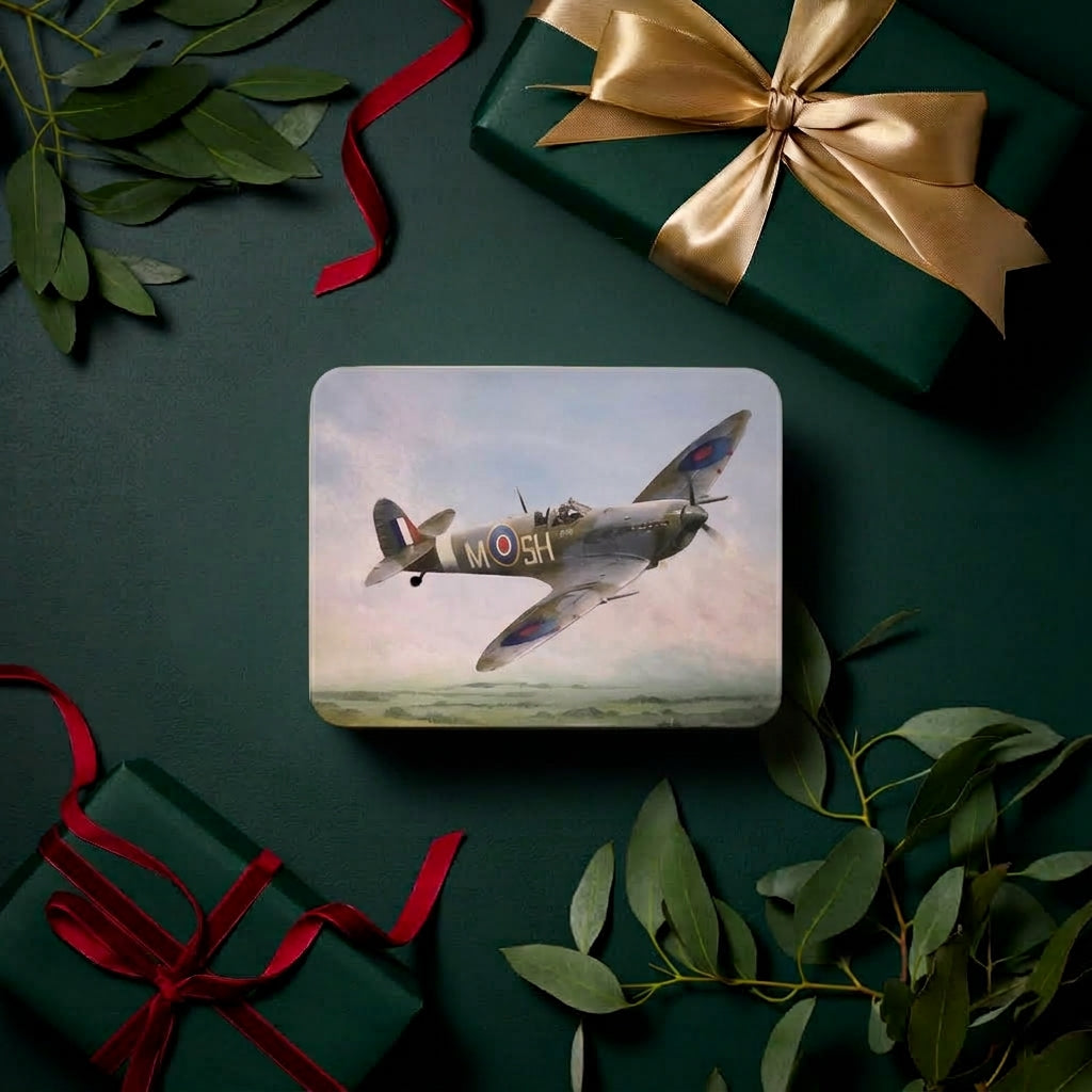 Derek Blois Spitfire Biscuit Tin