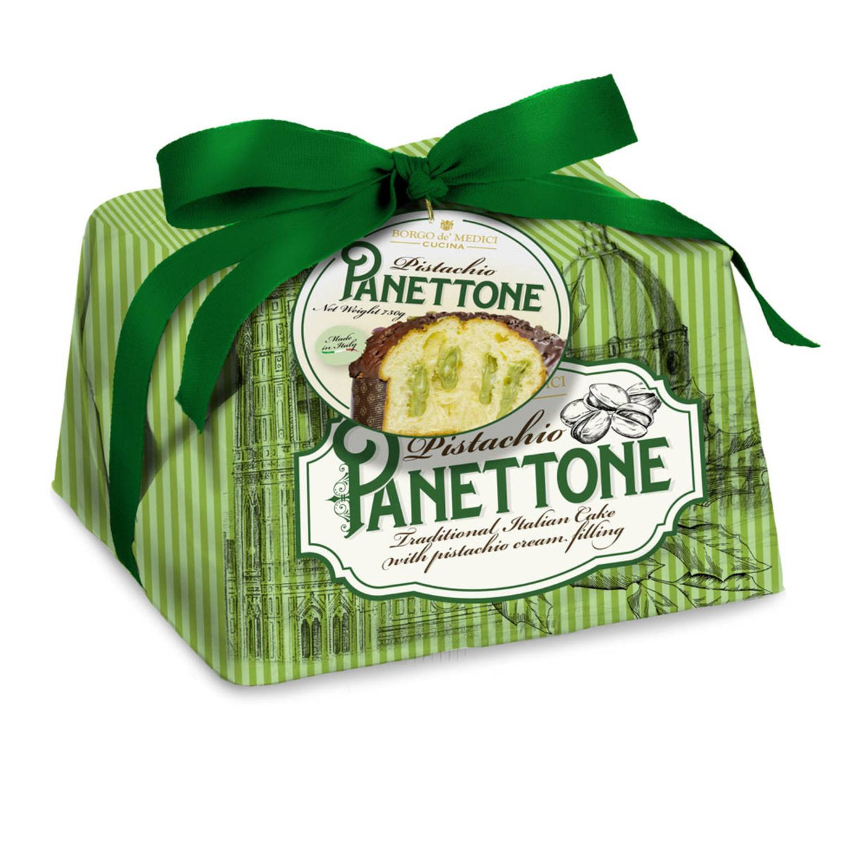 Borgo de Medici Pistachio Cream Panettone 750g