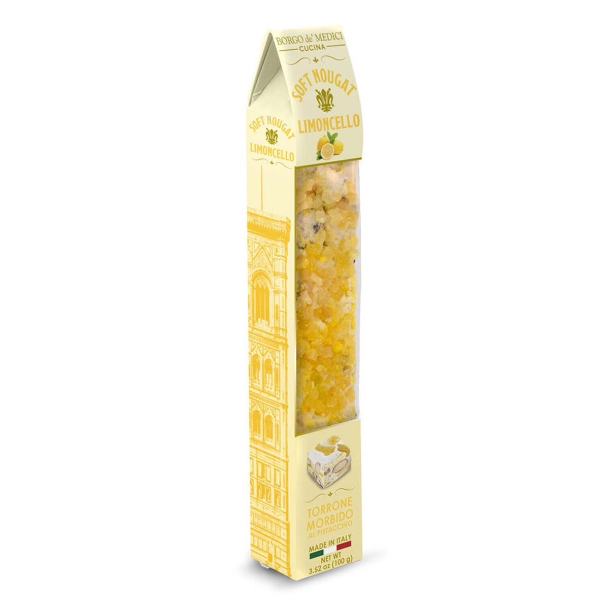 Torrone Morbido Soft Nougat with Limoncello 100g