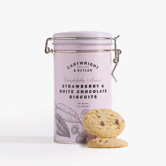Cartwright & Butler Strawberry and White Chocolate Biscuits