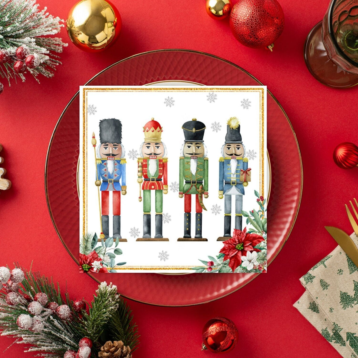 Lakeland Nutcracker Paper Napkins – Pack of 20