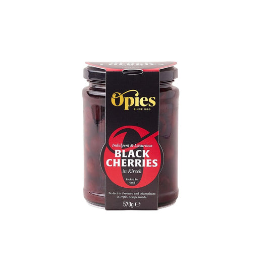 Opies Black Cherries in Kirsch 570g