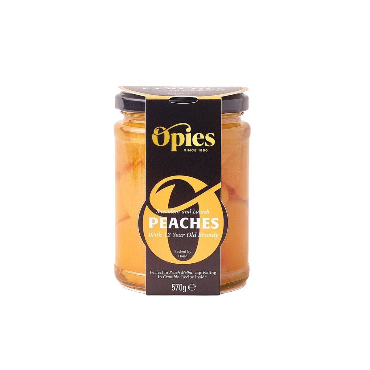 Opies Peaches with 12 Year Old Brandy 570g
