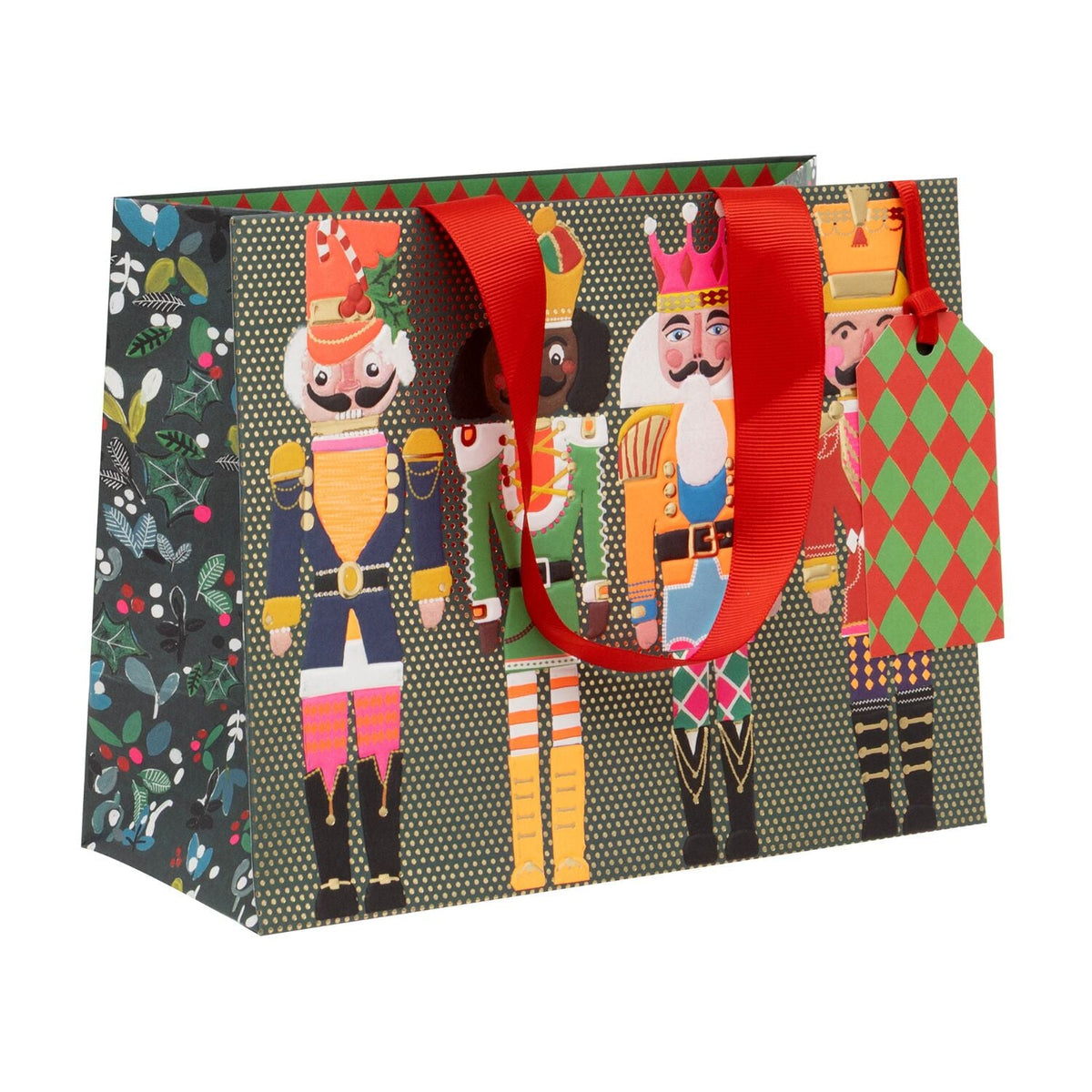 Glick Noble Nutcrackers Medium Christmas Gift Bag