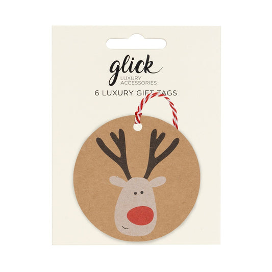 Glick Reindeer Selfie Gift Tags – Pack of 6