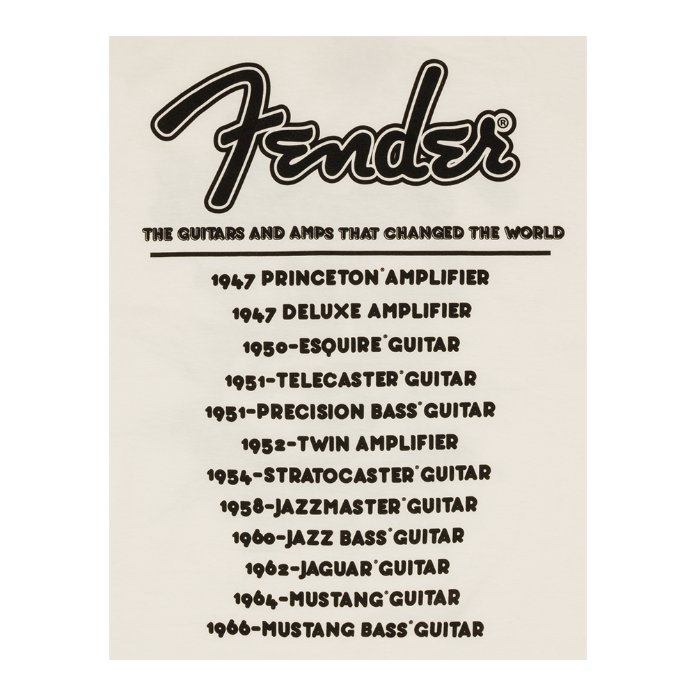 Fender® World Tour T-Shirt (Unisex)