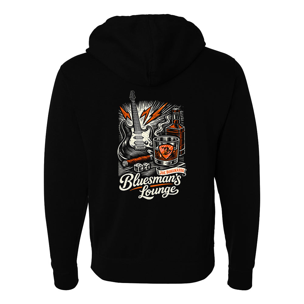 Bluesman's Lounge Zip-Up Hoodie (Unisex)
