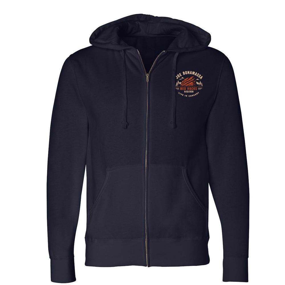 2026 Red Rocks Zip-Up Hoodie (Unisex)