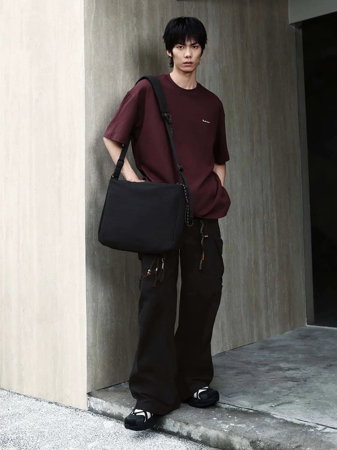 Tassel Detailing Convertible Crossbody Bag