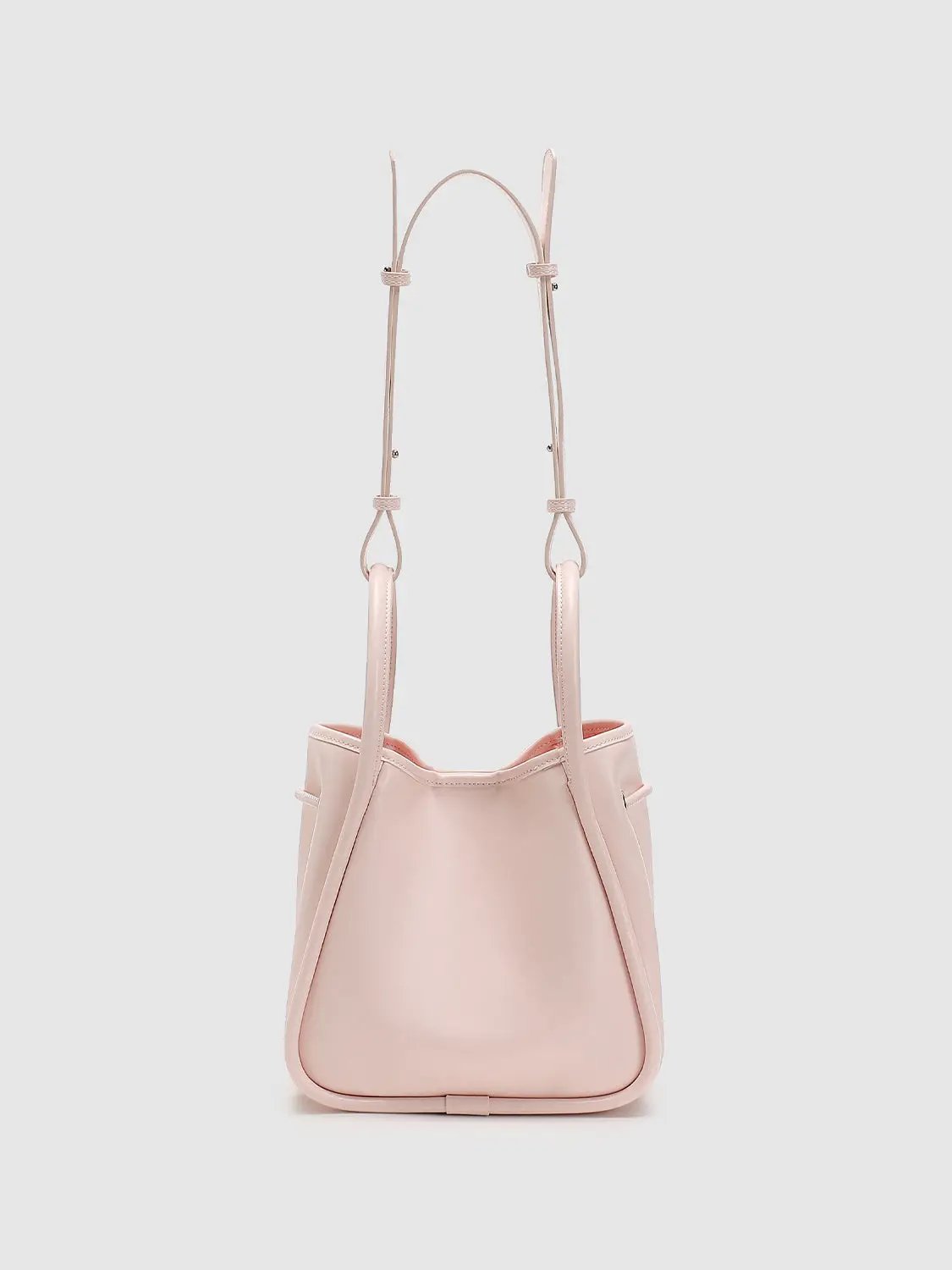 Drawstring Shoulder Carry Casual Bucket Handbag
