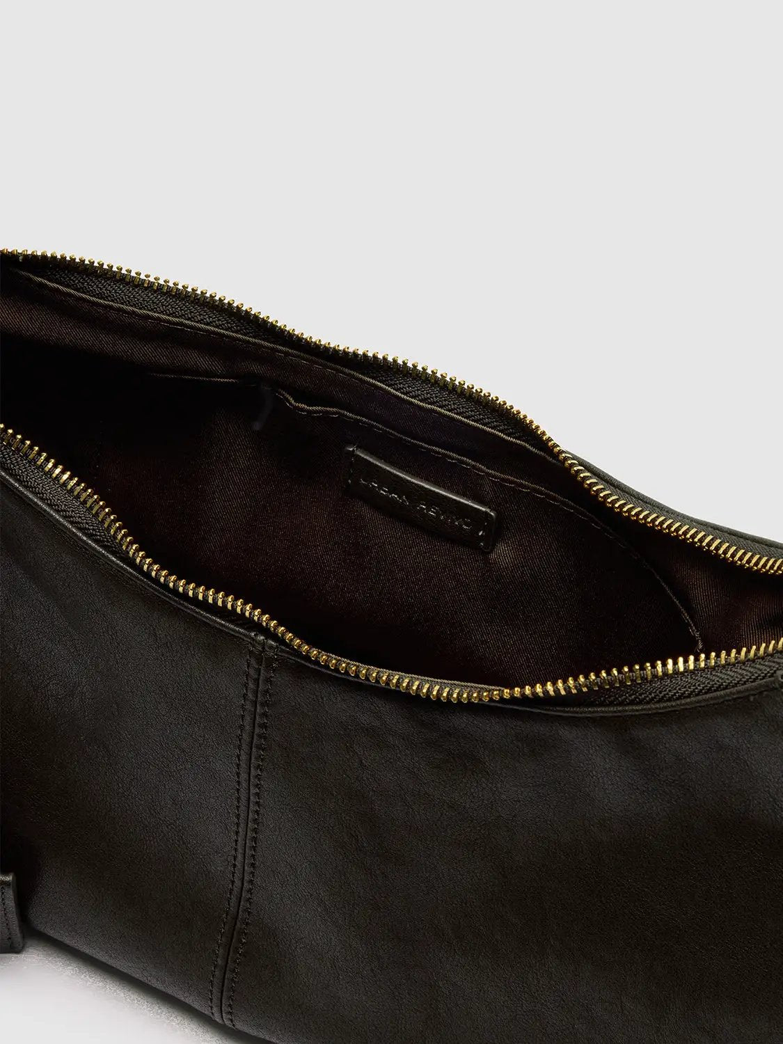 Drawstring Curved Shoulder Bag