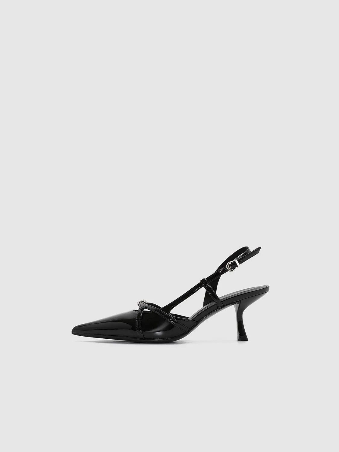 Slingback Mules Heel Pumps