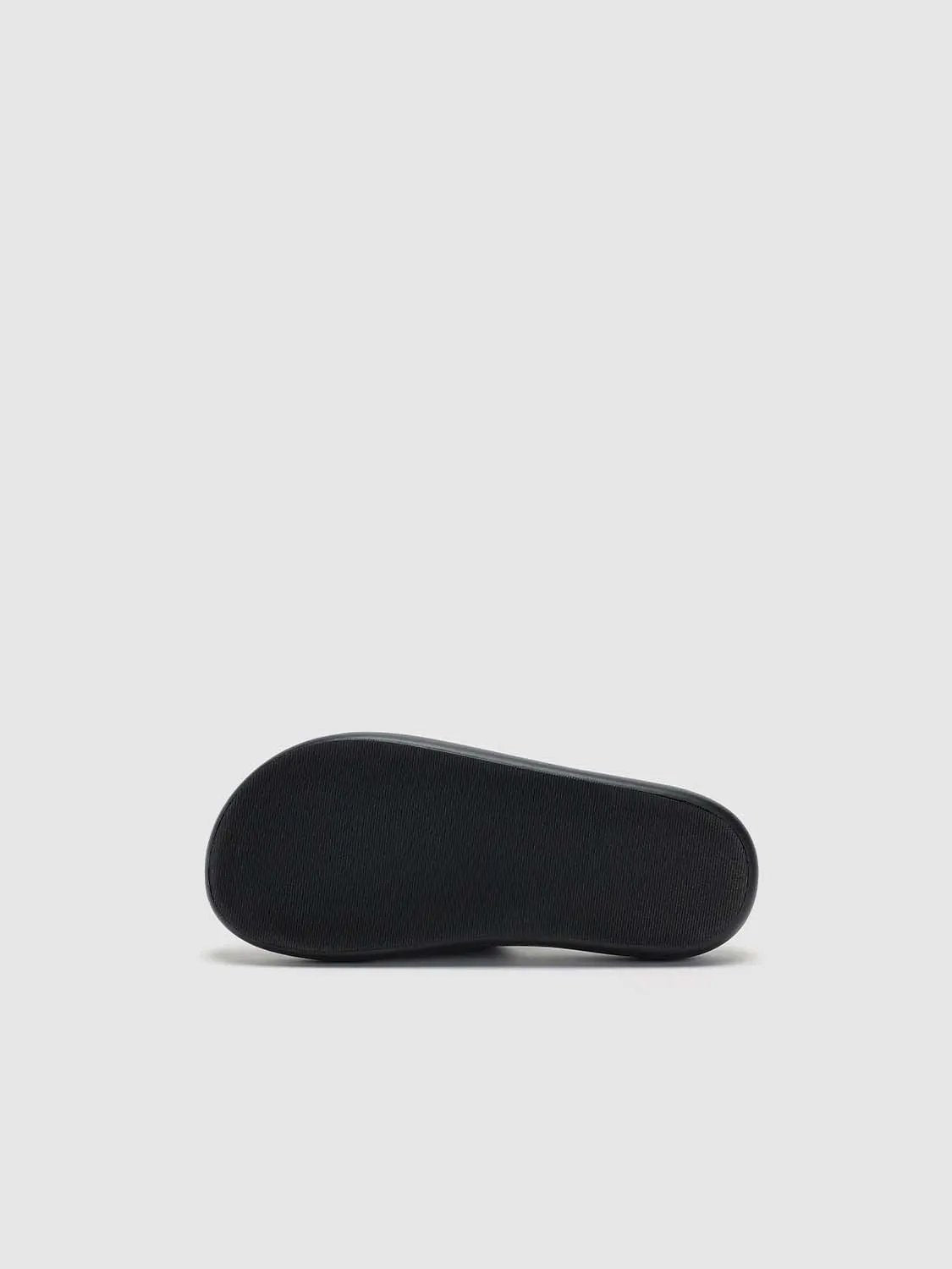 Two Wide Strap Cushioned Plush Insole Sandals