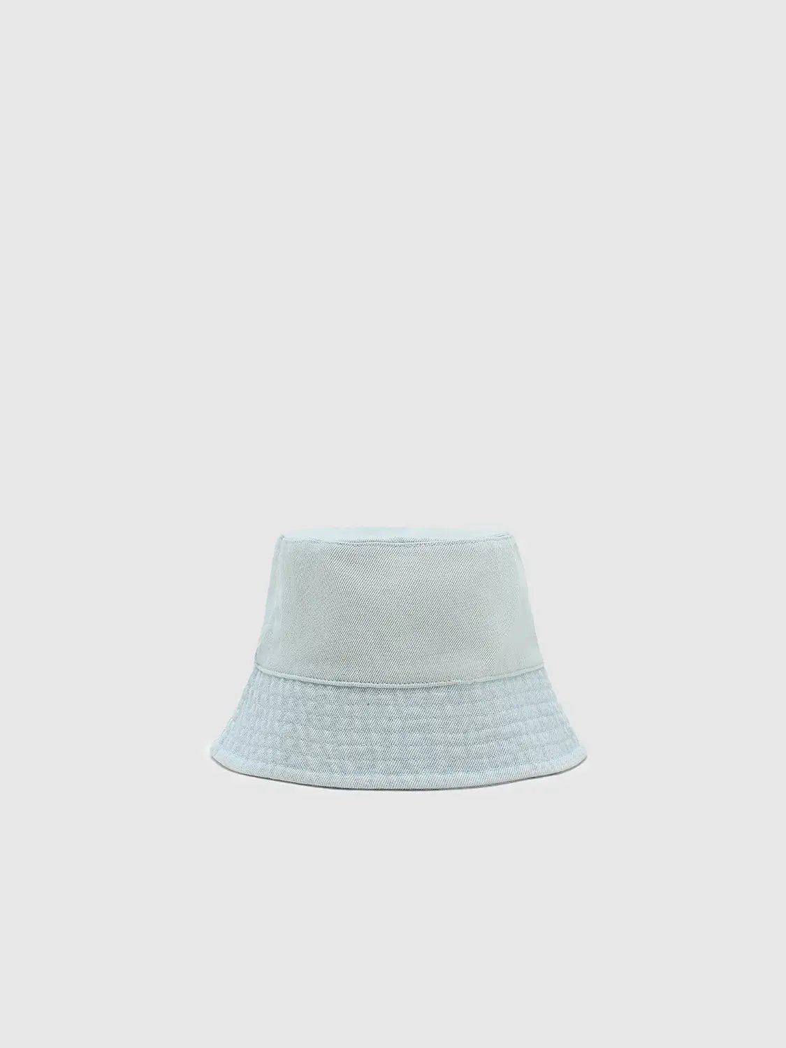 Letter Embroidery Soft Cotton Lightweight Bucket Hat