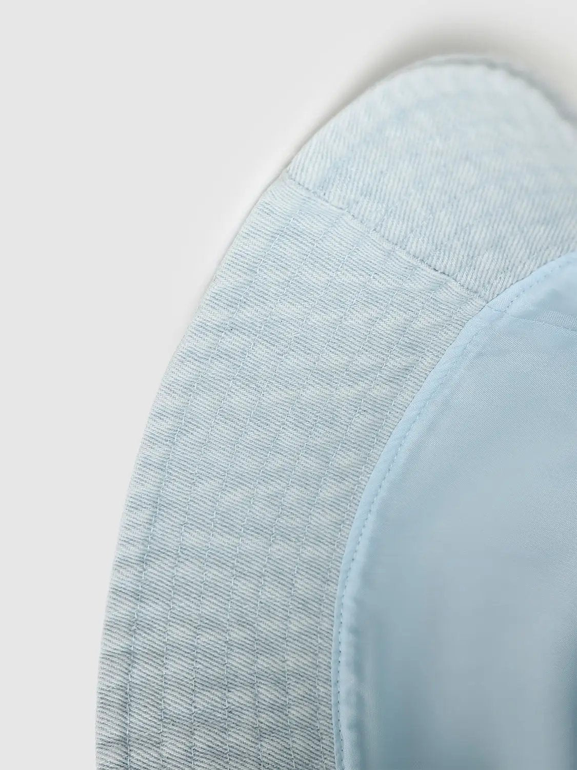 Letter Embroidery Soft Cotton Lightweight Bucket Hat