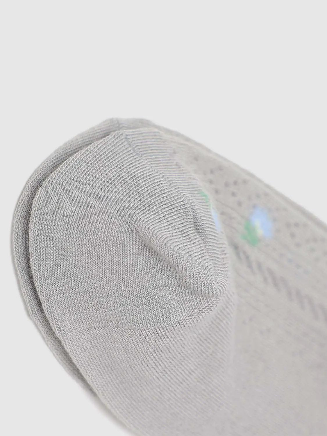 Regular Fit Mesh Floral Pattern Mid Calf Socks