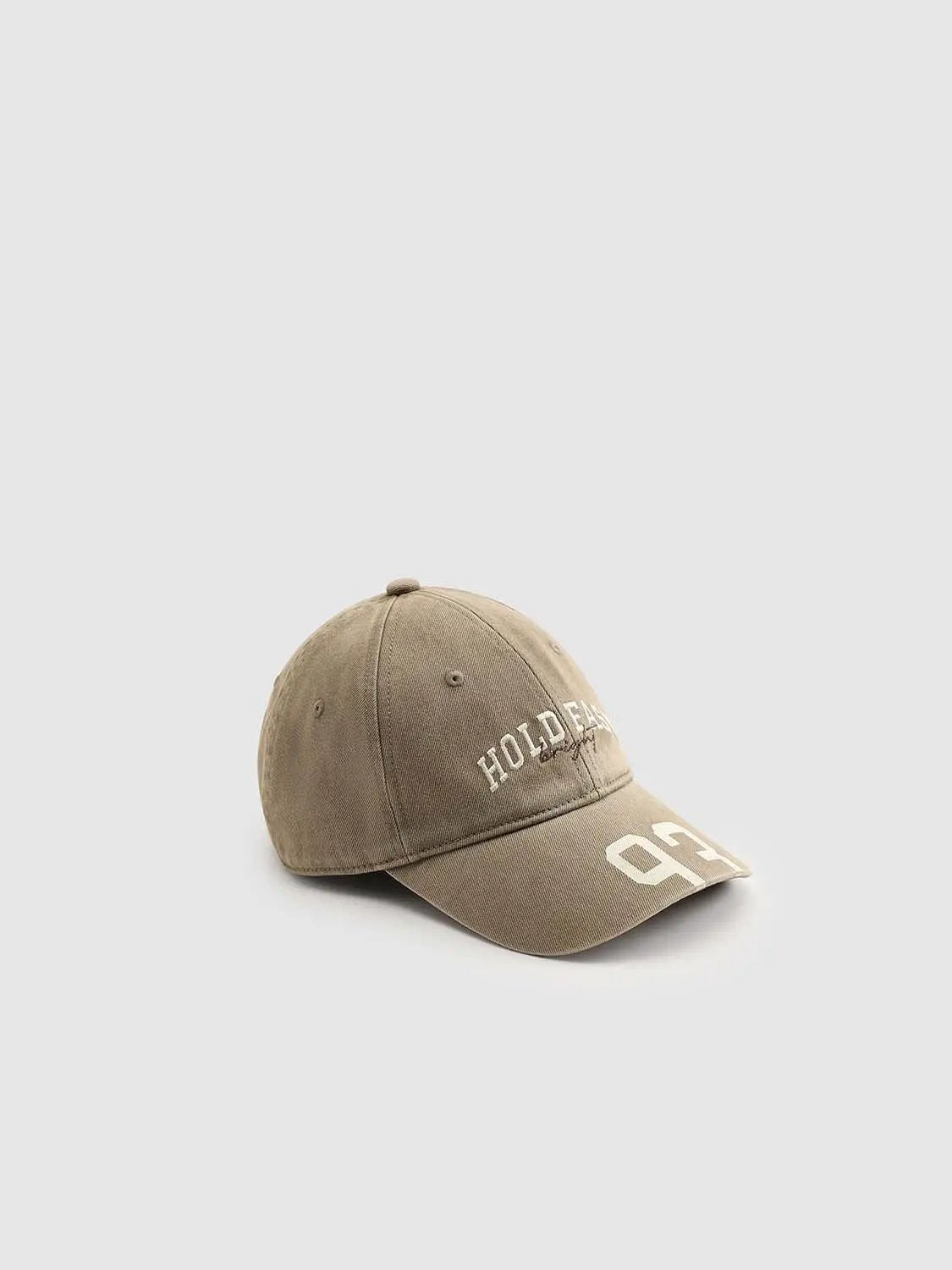 Embroidered Front Text Classic Cotton Unstructured Baseball Cap